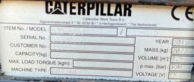 CATERPILLAR  Sortiergreifer 325 B/D Sortiergreifer 900Ltr. für Maschine 25-50to
