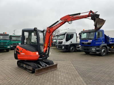 KUBOTA Minibagger KX 61 2245h, incl. Grabn+Tieflöffel
