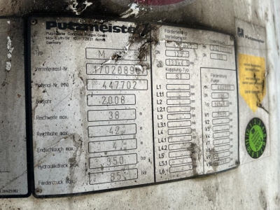 Mercedes-Benz Actros 3241 B 8x4  Putzmeister 42m 