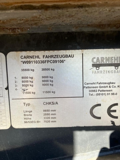 CARNEHL Kippauflieger CHKS / A 