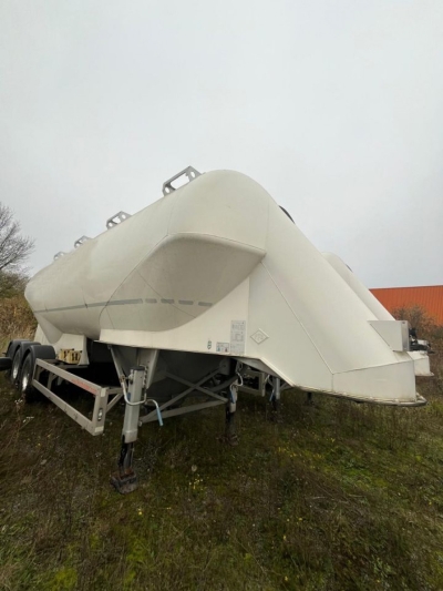 FELDBINDER Silo für Staub und Rieselgüter EUT 40.3 Zement 40m³, Lenkachse