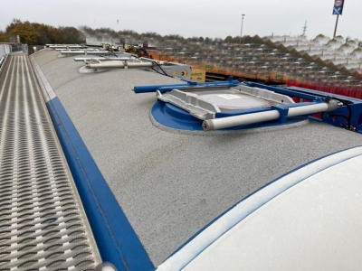 FELDBINDER Silo für Staub und Rieselgüter EUT 40.3 Zement 40m³, Lenkachse