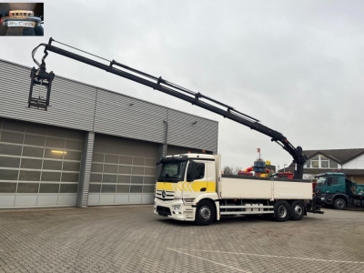 Mercedes-Benz Antos 2540 L 6x2 5xhydr, faltbar, Hiab 192 E - 5 / Funk