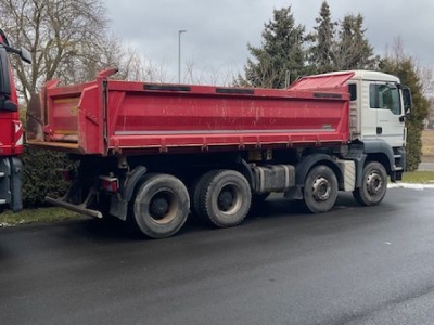 MAN TG-S 35.400 8x4 BB mech. Bordmatik re. 