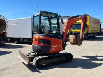KUBOTA Minibagger U 27 - 4 HI Kurzheck 1928h