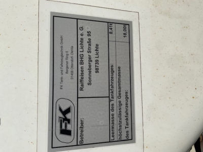 MAN TG-A 18.350 FL Esterer Tank Bj. 2006