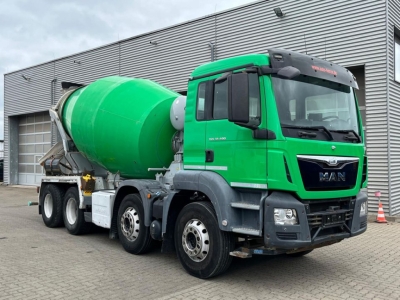 MAN TG-S 32.400 8x4 BB Stetter 9m³ deutsch