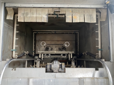 Mercedes-Benz Econic 2633 PLATZ Mülltonnenwaschanlage