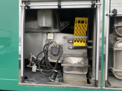 Mercedes-Benz Econic 2633 PLATZ Mülltonnenwaschanlage