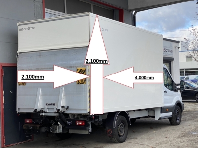 Ford Transit 4x4 L4 Klima 4mKoffer + LBW Tempomat AHK