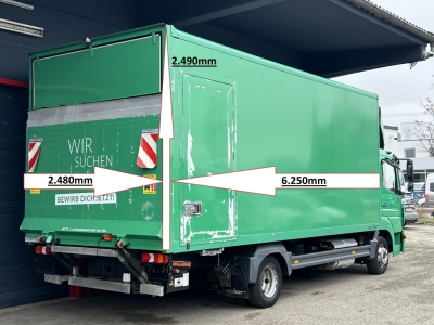 Mercedes-Benz Atego 816 Klima Tempo. Motorbremse 6,2m Koff+LBW