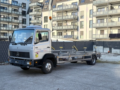 Mercedes-Benz 814 Orig. 269.454km 8,45m Boot Boat Transporter