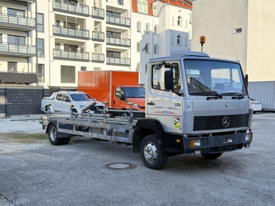 Mercedes-Benz 814 Orig. 269.454km 8,45m Boot Boat Transporter