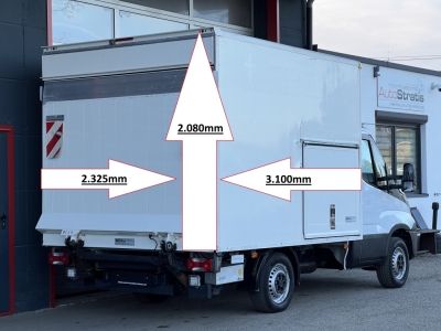 IVECO Daily 35S12 3,1m Koffer LBW B&Auml;R Kamera 3-Sitz