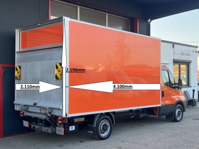 IVECO Daily 35S14 Klima 4,1m Koffer + LBW AHK Kamera
