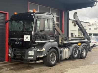 MAN TGS 26.500 6X2 Retarder NAVI AHK Meiller AK16.NT