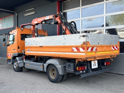 Mercedes-Benz Atego 818 3,8MEILLER 3-S-Kipper Kran Atlas 57.3 