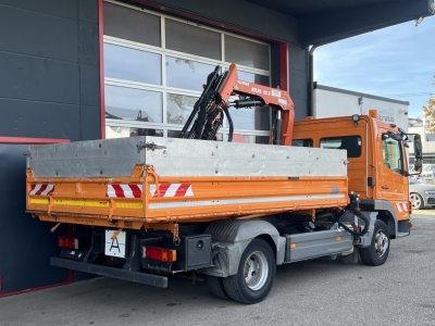 Mercedes-Benz Atego 818 3,8MEILLER 3-S-Kipper Kran Atlas 57.3 