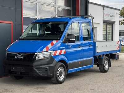 MAN TGE 3.180 DOKA 7-Sitz AHK 1-Hand orig. 152tsd km