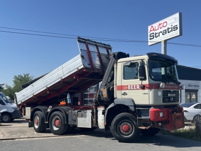 MAN F2000E 28.414 6X6 Hiab 220 C-5 Klima 3.Lenkachse