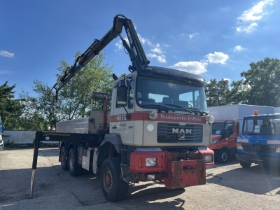 MAN F2000E 28.414 6X6 Hiab 220 C-5 Klima 3.Lenkachse