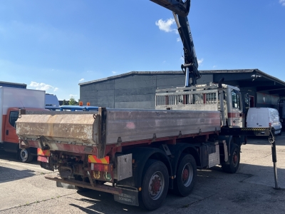 MAN F2000E 28.414 6X6 Hiab 220 C-5 Klima 3.Lenkachse