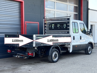 IVECO Daily 35S14 Doka 7-Sitzer Klima 3,5t AHK 61.tkm