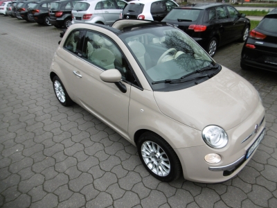 Fiat 500C Lounge Allwetter Klima PDC