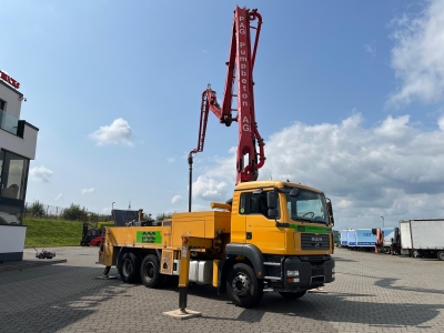 MAN  26.360 6x4 Putzmeister 24 m Hallenpumpe