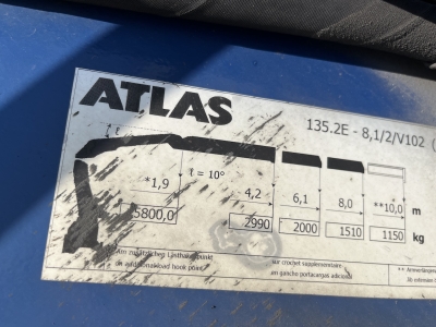 Mercedes-Benz 2541 6x2 Atlas 135.2E Pritsche 8,20 m Ausziehbar