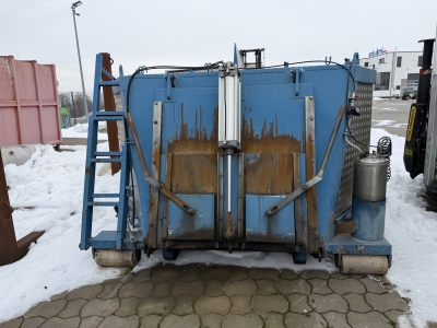 SCANIA  Graber ISOGRA Asphalt Thermo Silo Mulde 15 cbm 2 Kammer