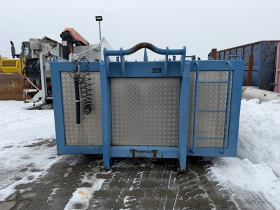 SCANIA  Graber ISOGRA Asphalt Thermo Silo Mulde 15 cbm 2 Kammer