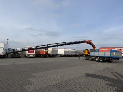 Daf CF 75.360 6x4 Palfinger 44002 / Seilwinde / Boogieachse / 26 m 