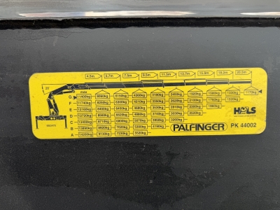 Daf CF 75.360 6x4 Palfinger 44002 / Seilwinde / Boogieachse / 26 m 