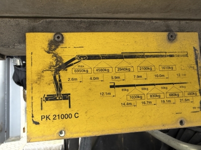 MAN  32.400 VF 8x4 Palfinger 21000 3 S Kipper / Intarder