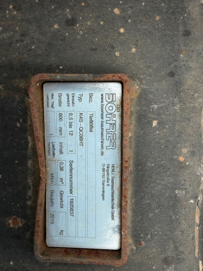 KUBOTA KX 080 - 4 4 x Schaufel / Lehnhoff Schnellwechsel HS 08