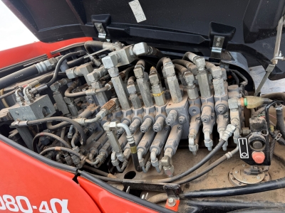 KUBOTA KX 080 - 4 4 x Schaufel / Lehnhoff Schnellwechsel HS 08