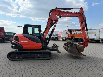 KUBOTA KX 080 - 4 4 x Schaufel / Lehnhoff Schnellwechsel HS 08