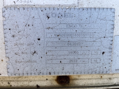 K&ouml;gel ENCO 74 Wechselbr&uuml;cke BDF Container Plane