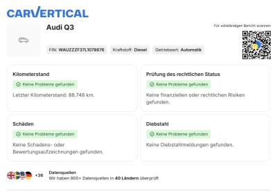 Audi Q3 40 TDI*SPORTBACK*QUATTRO*S-LINE*1.HAND*AHK*