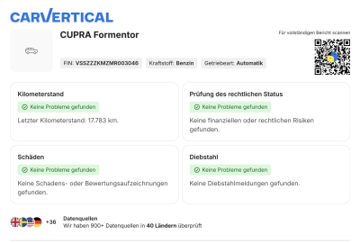 CUPRA Formentor VZ 4Drive*R.KAM*LED*BEATS*BREMBO*