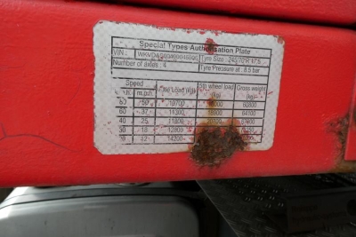 Kaessbohrer LB4E EX-1 KK LOWBED AUSZIEHBAR-2x Lenkachsen