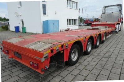 Kaessbohrer LB4E EX-1 KK LOWBED AUSZIEHBAR-2x Lenkachsen