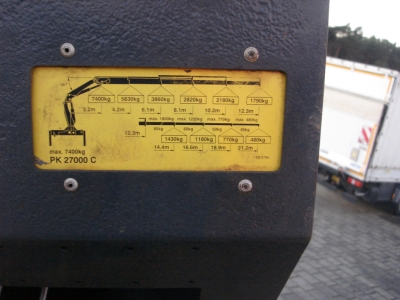 Mercedes-Benz Actros 2640 6x4 PK 27.000 Kran