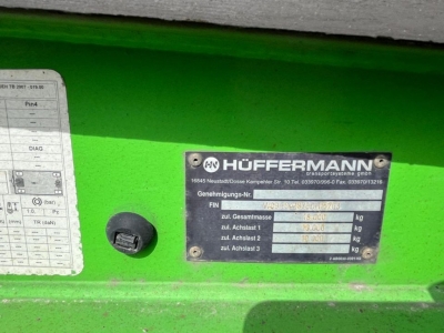 HUEFFERMANN 2-achs Abrollanhänger HSA 18.70 