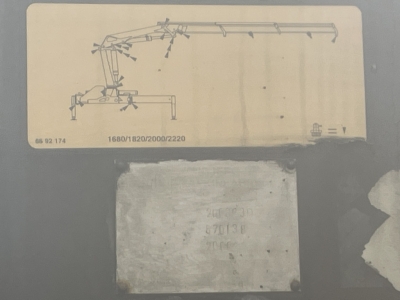 Mercedes-Benz Actros 3343 MP1 6x4 HMF 20.00 20m/to