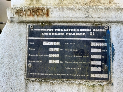 ANDERE  Betonmischaufbau mit sep. Motor