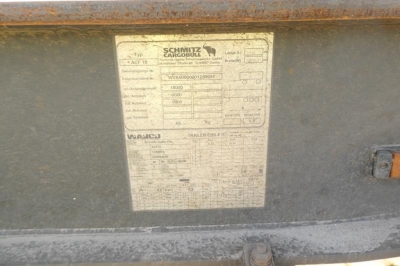 SCHMITZ GOTHA Abrollcontainernanhänger ACF 18 S -Schlitten