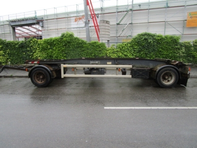 HUEFFERMANN HSA 1870 ABS, Abrollcontaineranh. m. Schlitten