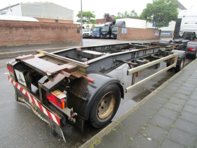 HUEFFERMANN HSA 1870 ABS, Abrollcontaineranh. m. Schlitten